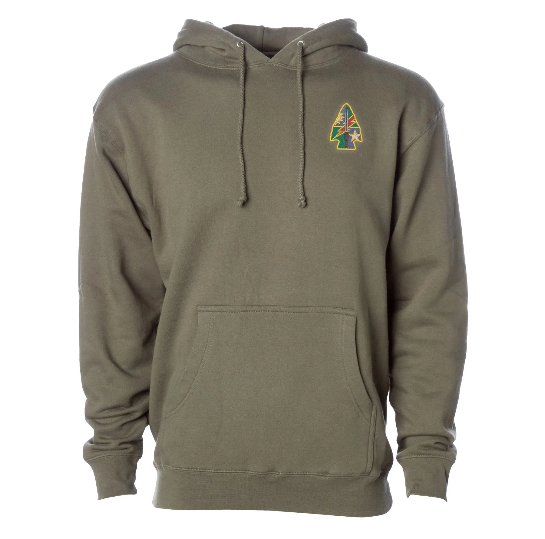 Color DUI Spearhead Embroidered Hoodie