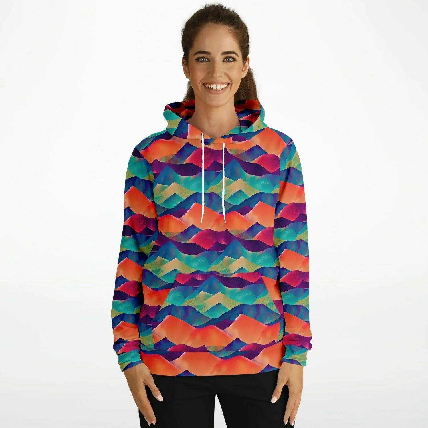 Colourful Patterned Hoodie, Stay Warm Whilst you Stand Out!