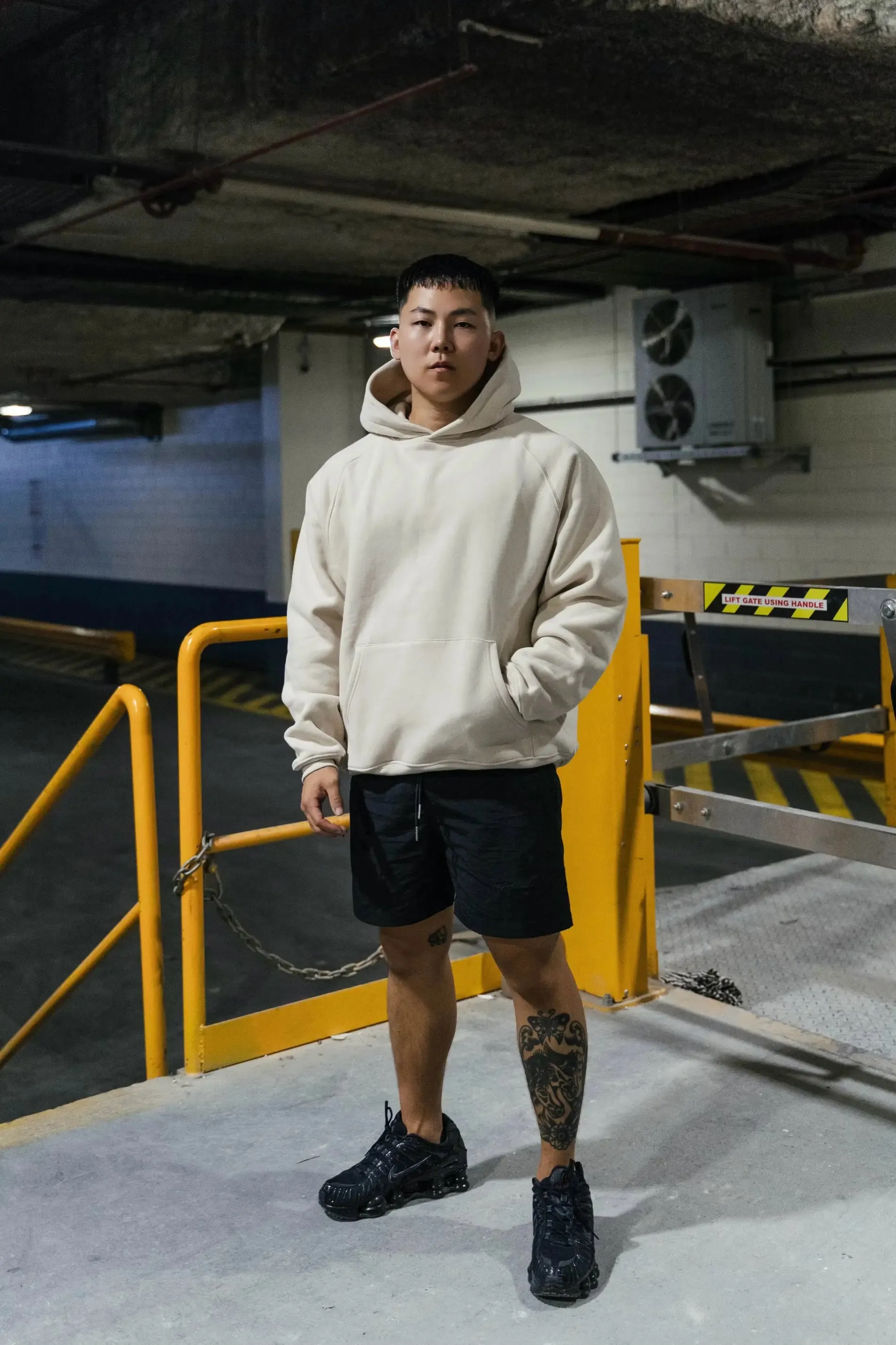 CORE Essentials Raglan Sleeve Hoodie Ecru