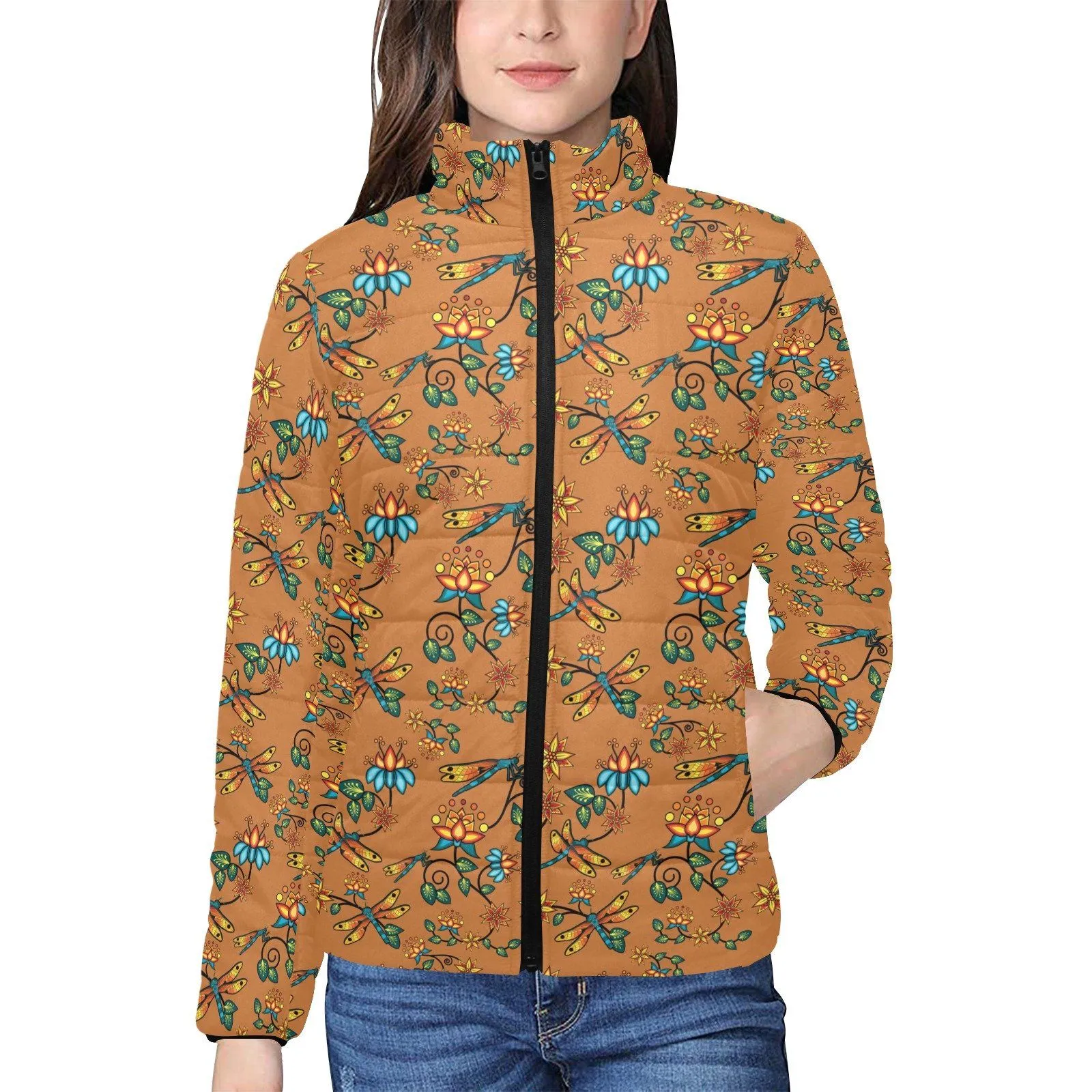 Dragon Lily Sierra Women's Stand Collar Padded Jacket