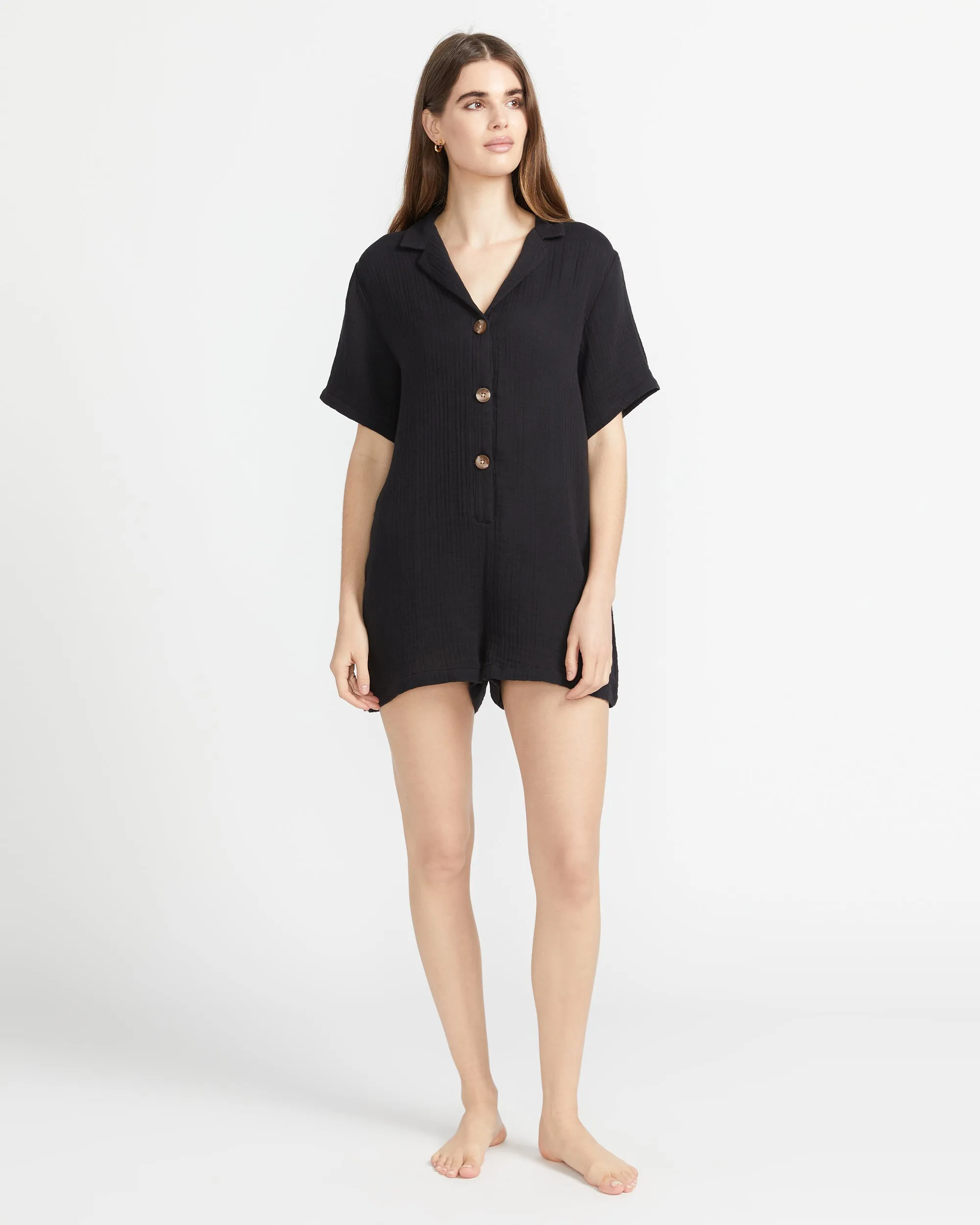 Easy Breezy Romper - Black