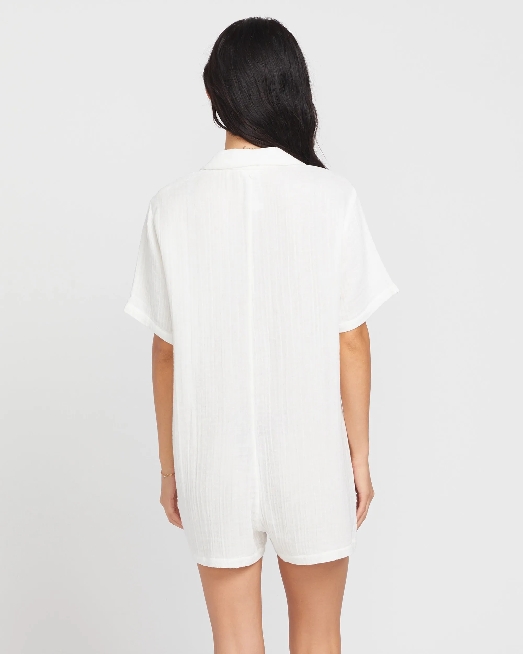 Easy Breezy Romper - Star White