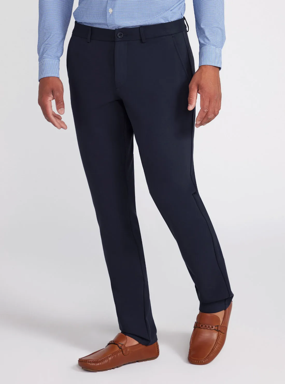 Eco Navy Blue Tech Myron Dress Pants