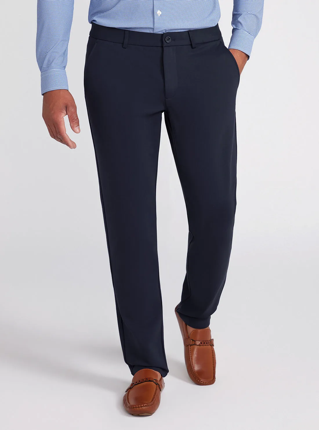 Eco Navy Blue Tech Myron Dress Pants