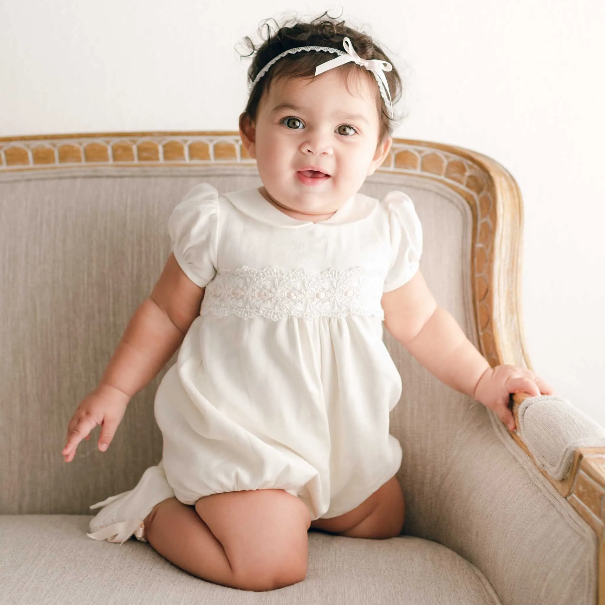 Emma Christening Bubble Romper