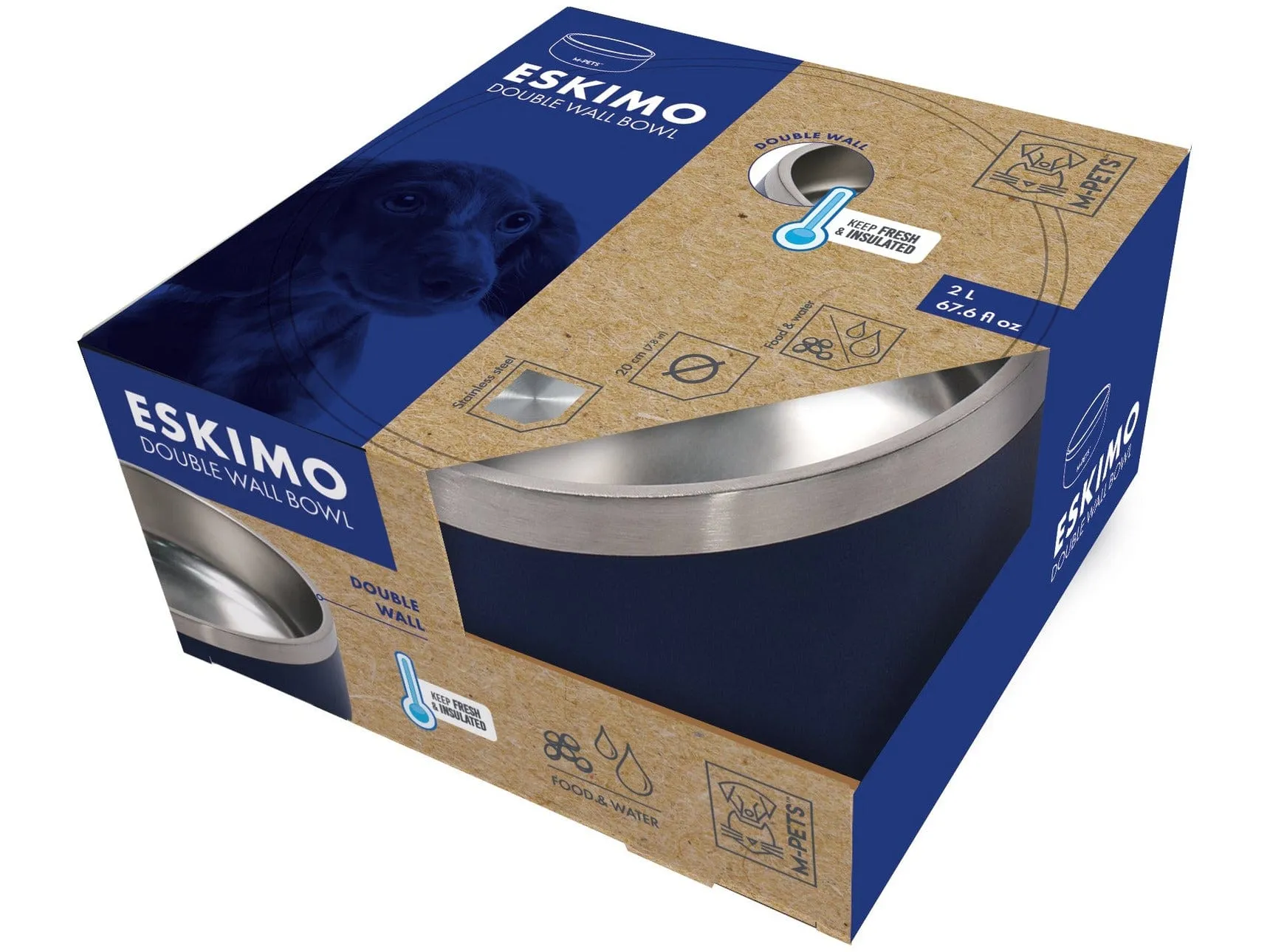 ESKIMO Double Wall Bowl - Blue