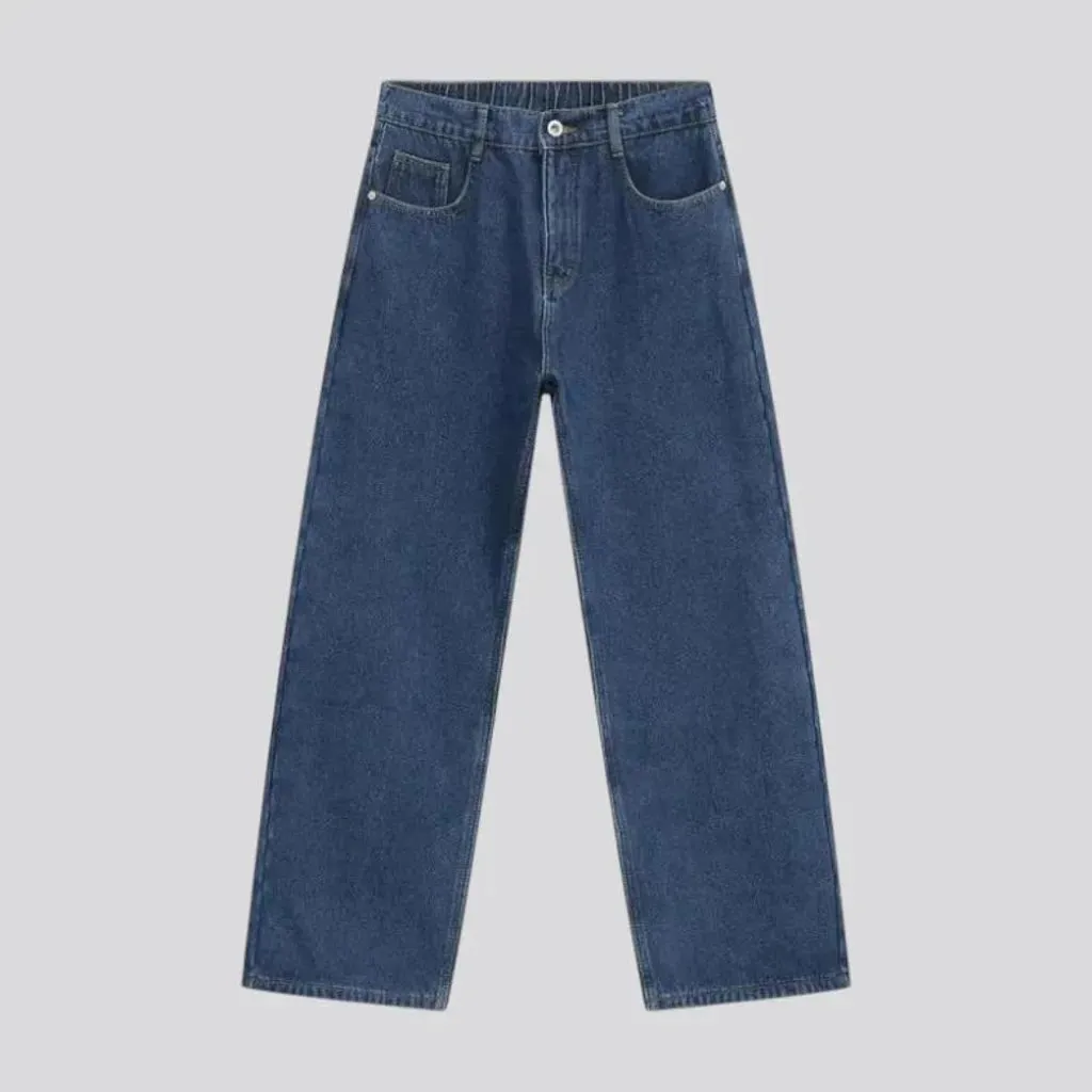 Faded wash stylish men's jeans