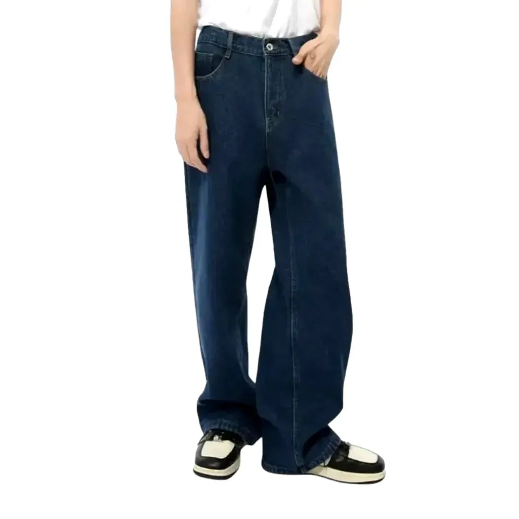 Faded wash stylish men's jeans