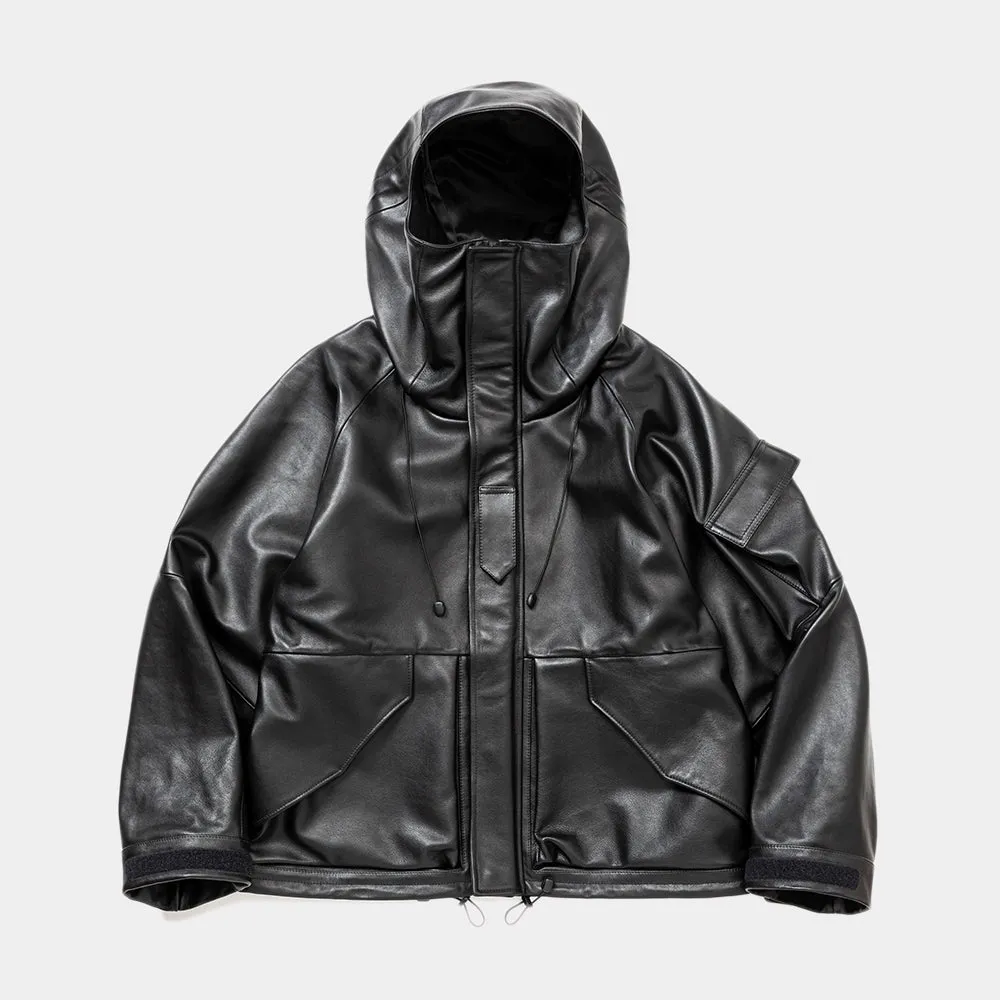 Fatigue Leather Field Parka (Lamp Black)/MW-JKT24212