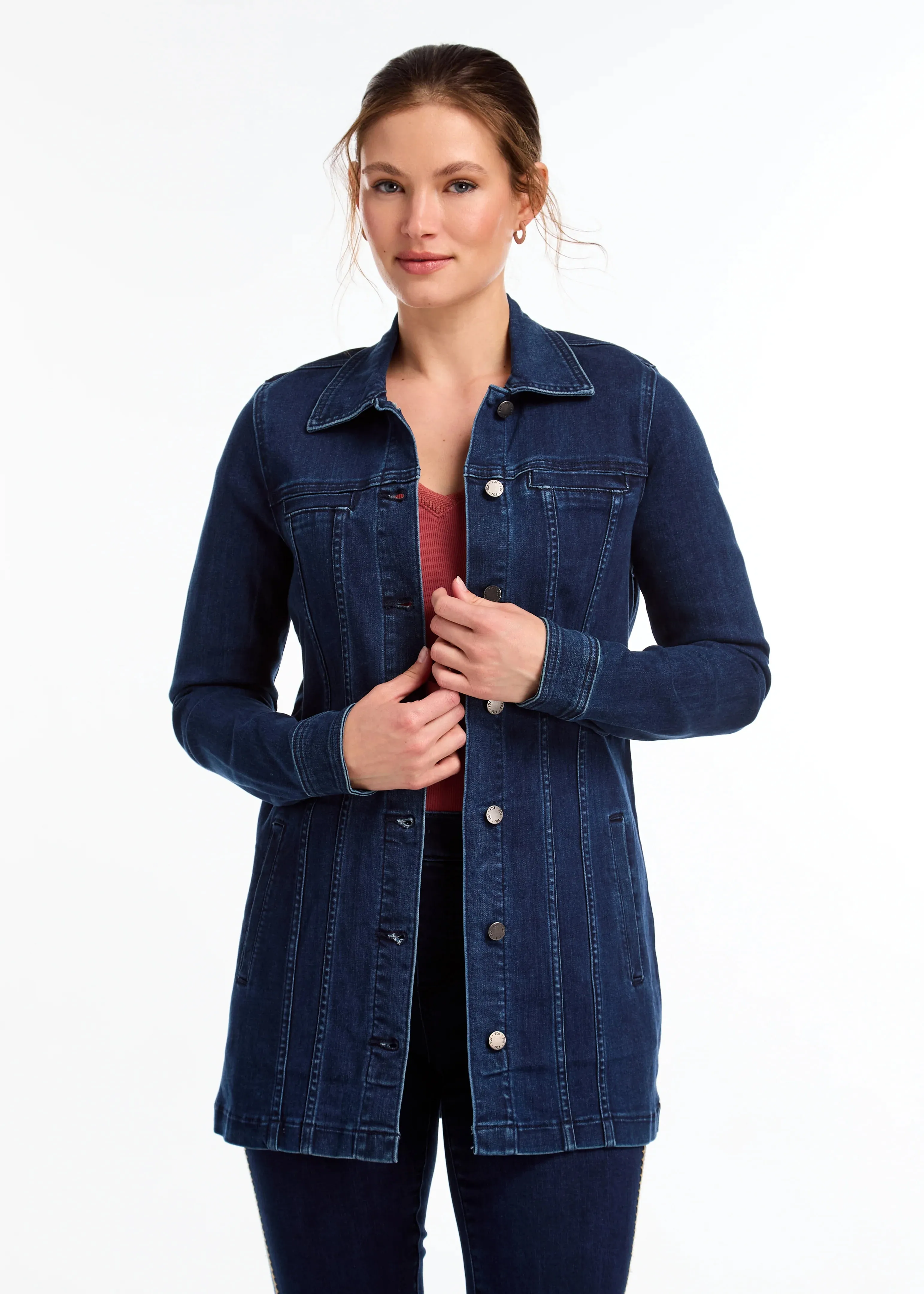 FDJ Long Denim Jacket SKU: 1825669--TWT-F24