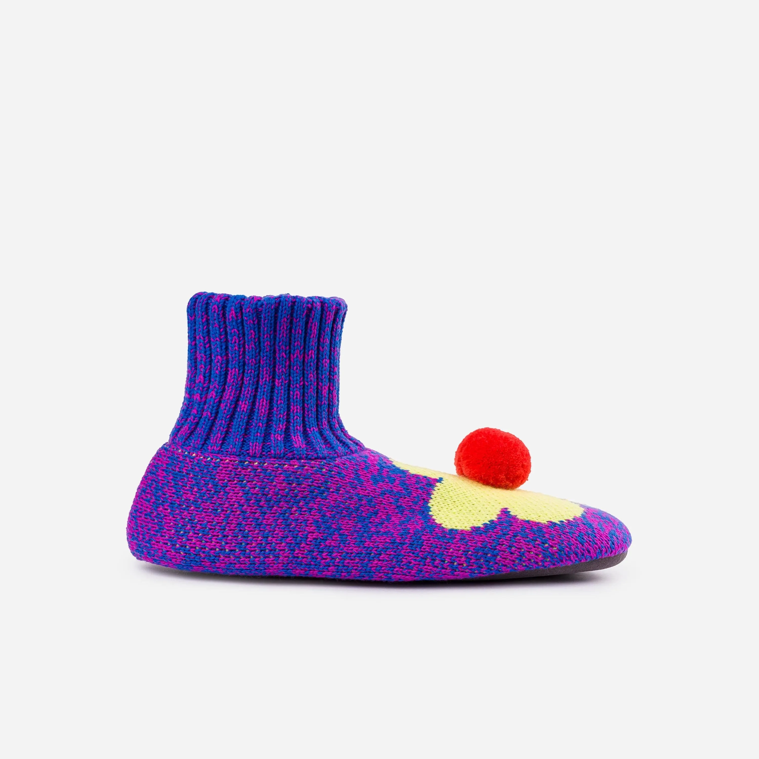 Flower Knit Sock Slippers