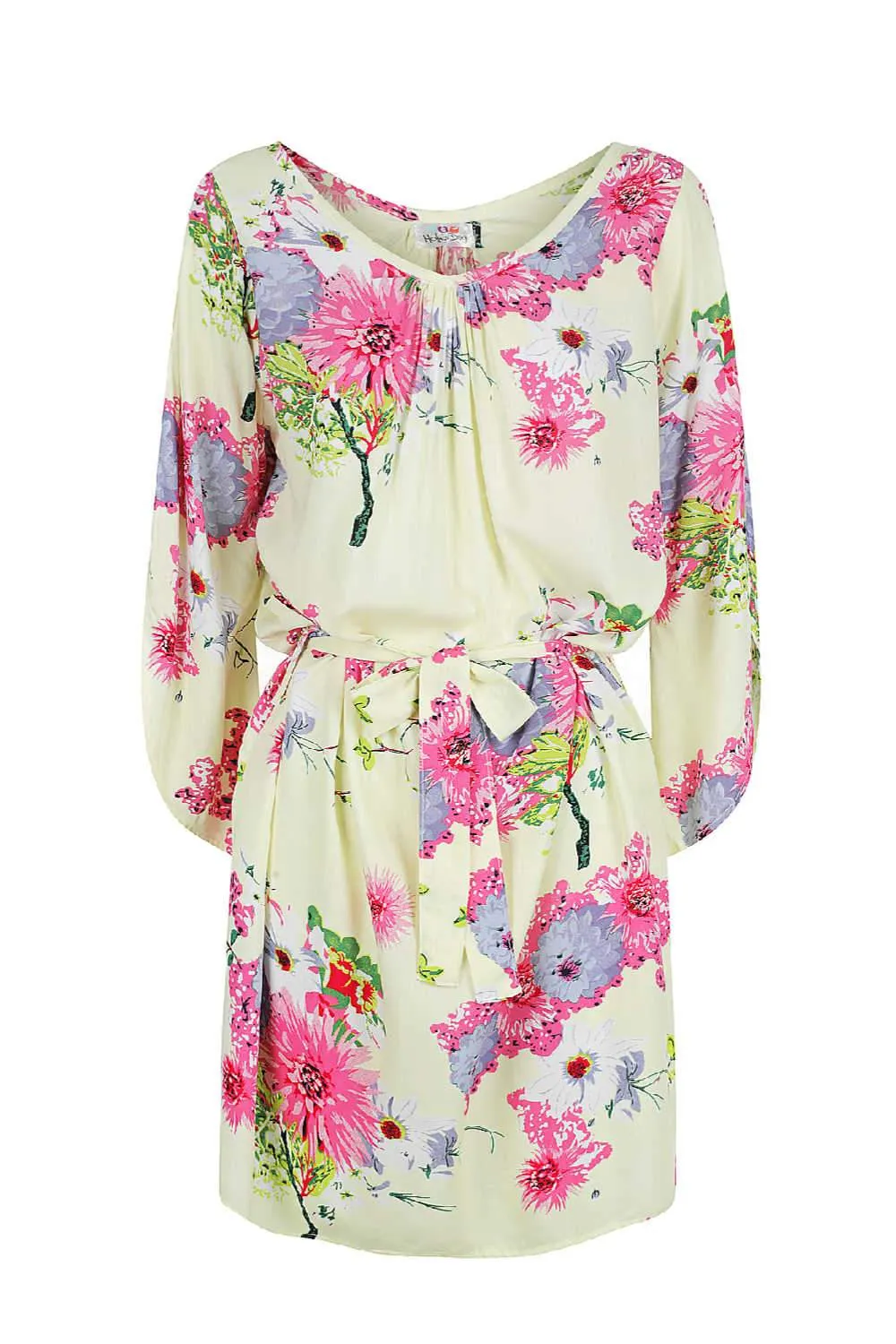 Fresh Florals Summer Dress - Lemon