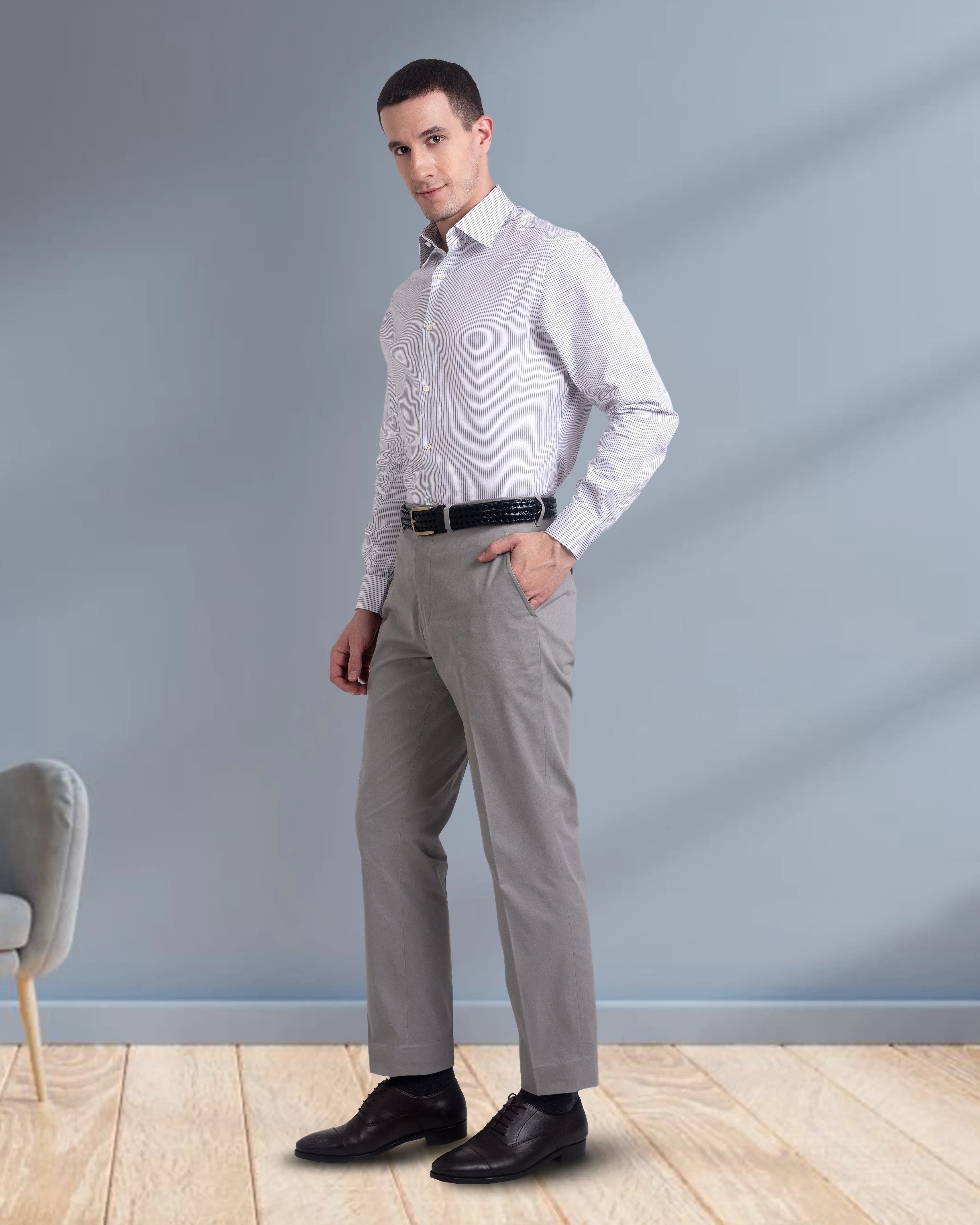 Genoa Dark Grey Dress Pant