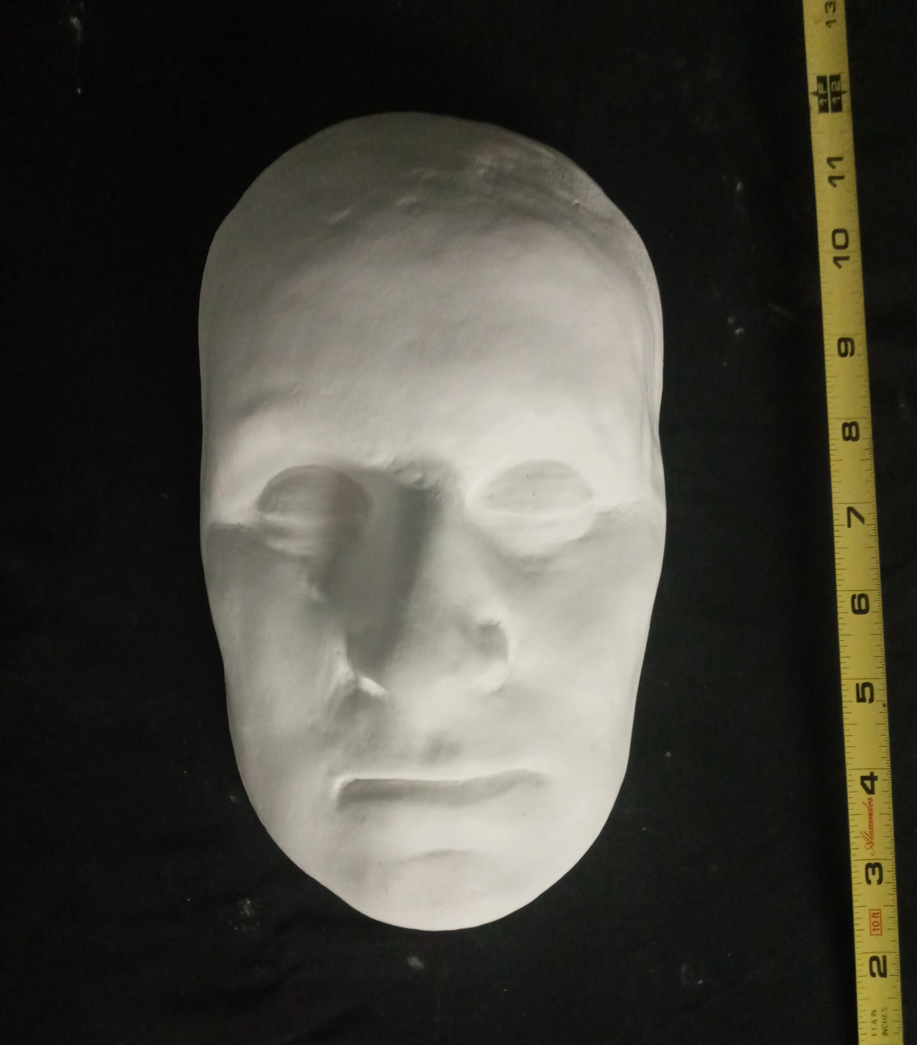 George Washington life mask death cast face head cast