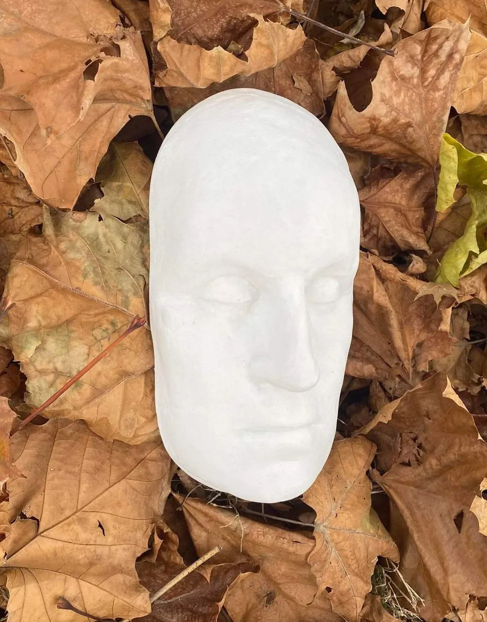 George Washington life mask death cast face head cast