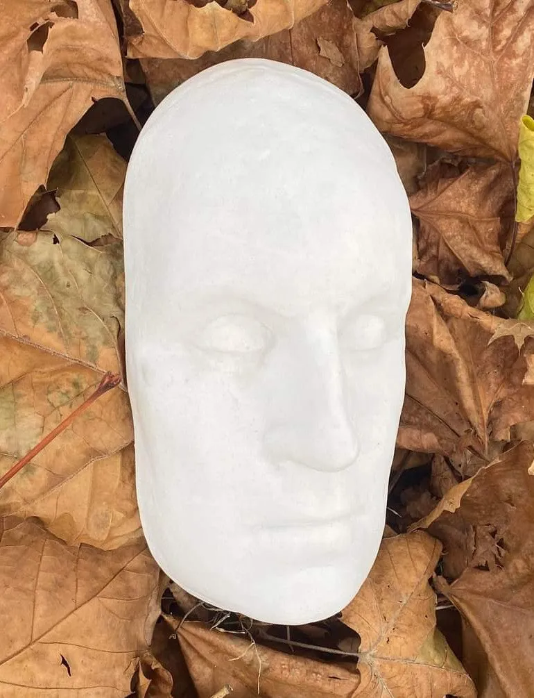 George Washington life mask death cast face head cast