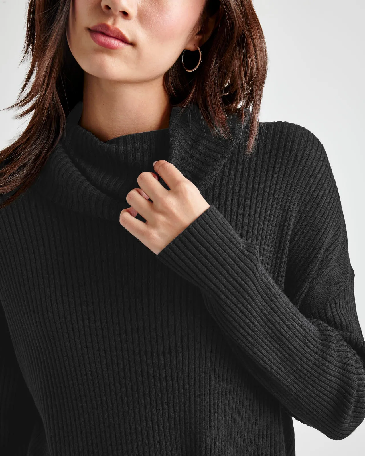 Georgie Cashblend Cowl Neck Sweater