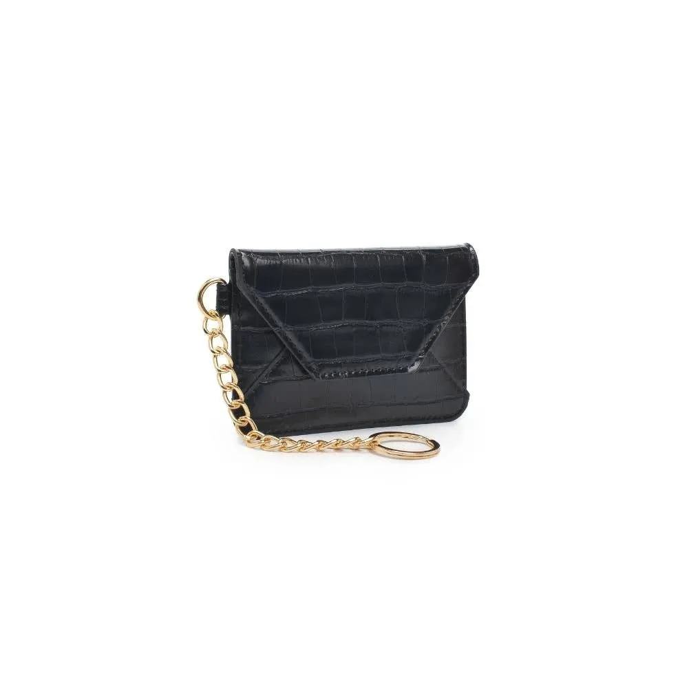 Gia Card Holder Wallet: Black