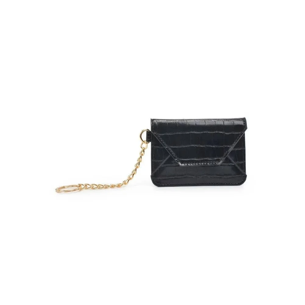 Gia Card Holder Wallet: Black