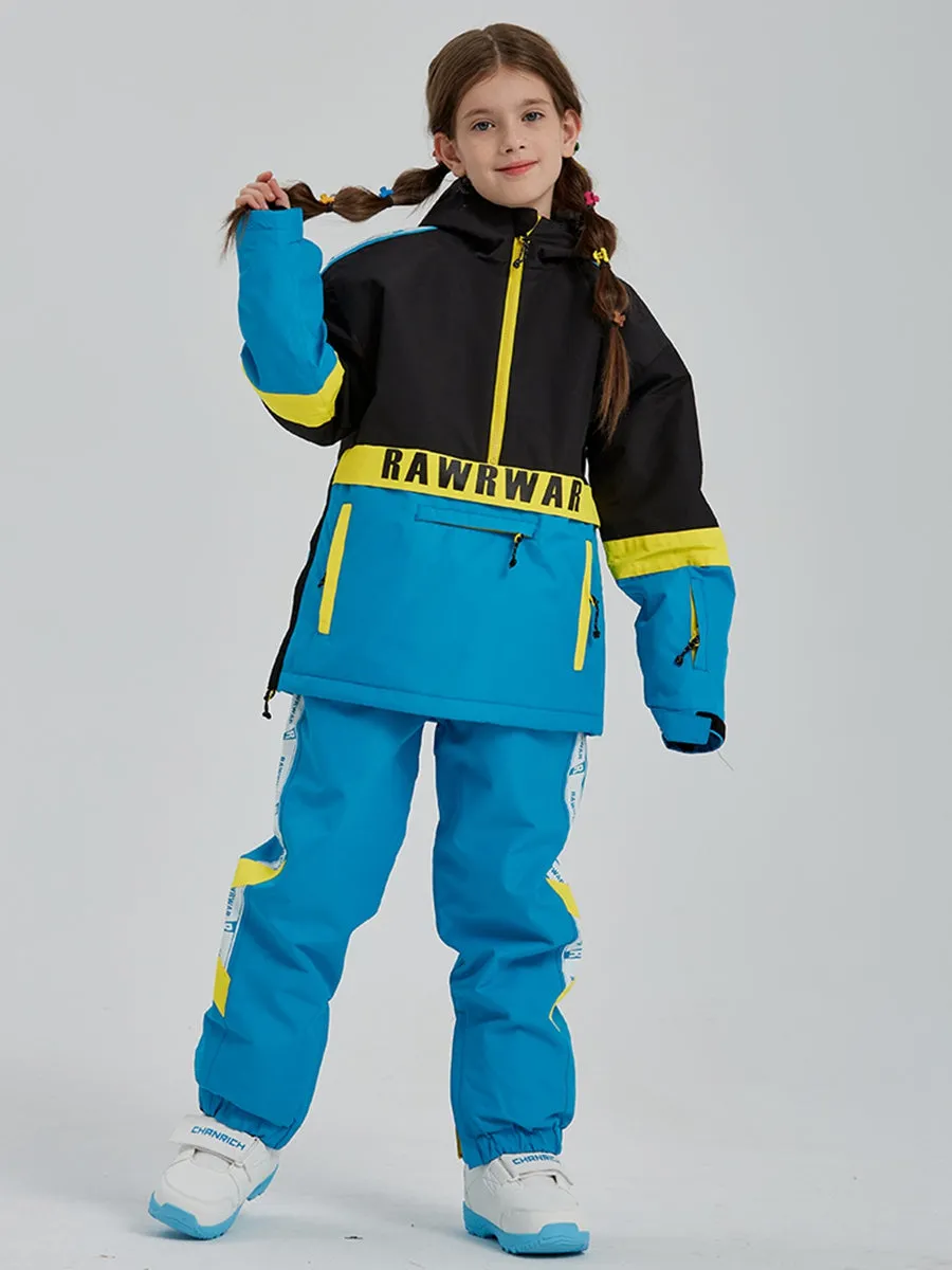 Girl's Pullover Insulated Snow Anorak Jacket