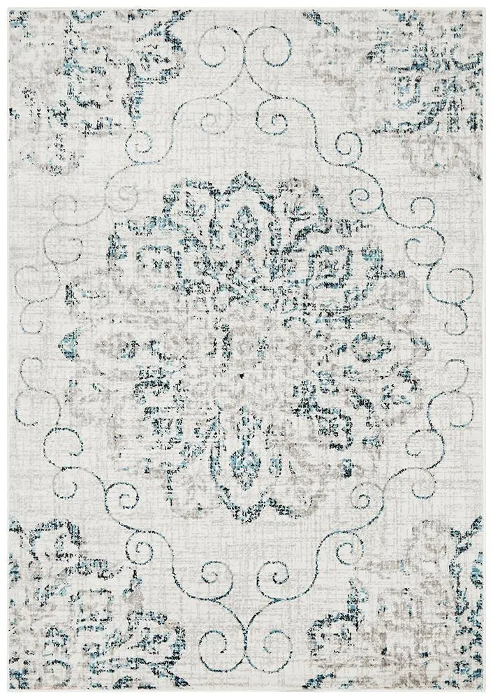 Giselle Transitional Rug Blue Grey