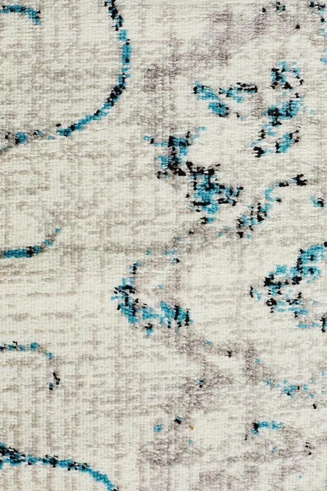 Giselle Transitional Rug Blue Grey