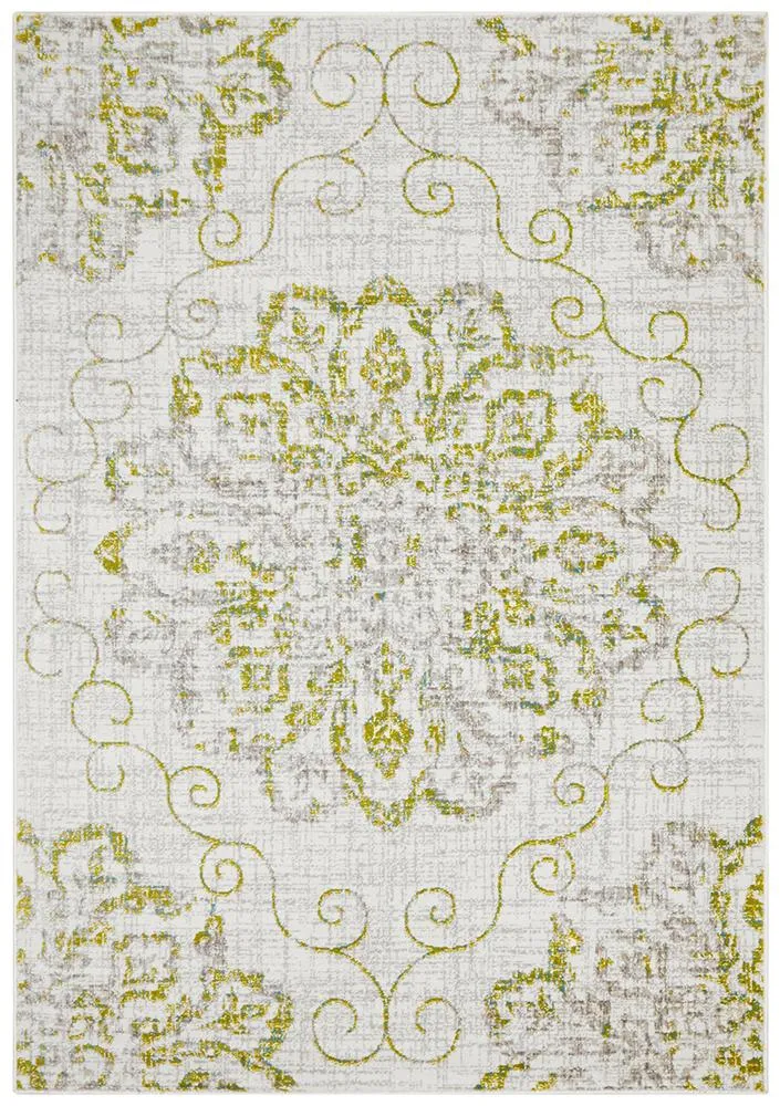 Giselle Transitional Rug Green Grey