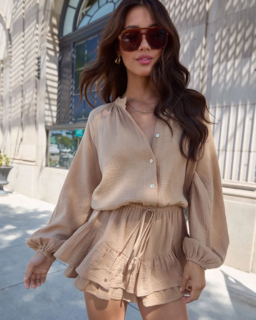 Goldie Skirt Overlay Romper