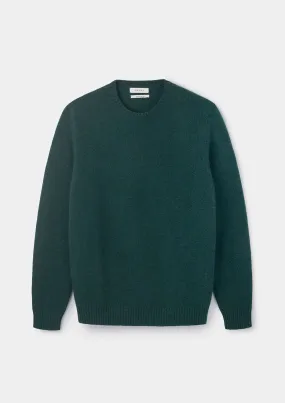 Green Cashmere Crew Neck Jumper