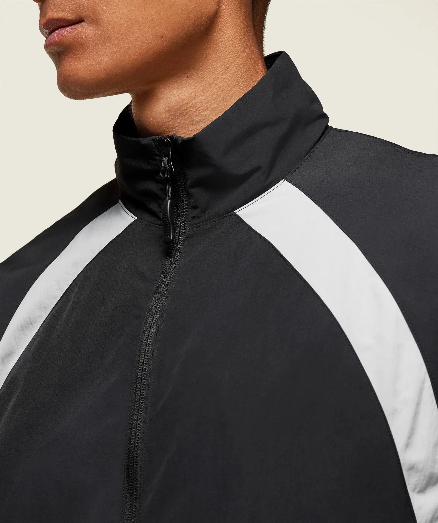 Gymshark everywear Coaches Track Jacket - Black/Tame Grey