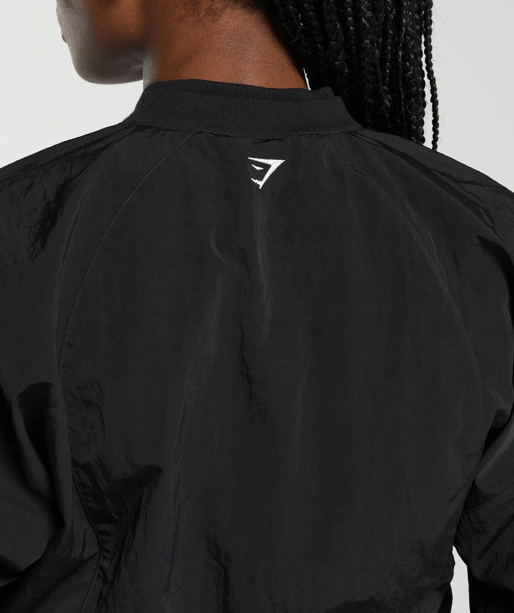 Gymshark Midi Track Jacket - Black