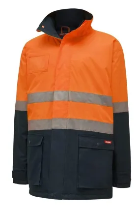 Hard Yakka Two Tone Quilted Taped Hi Vis Jacket Y06685