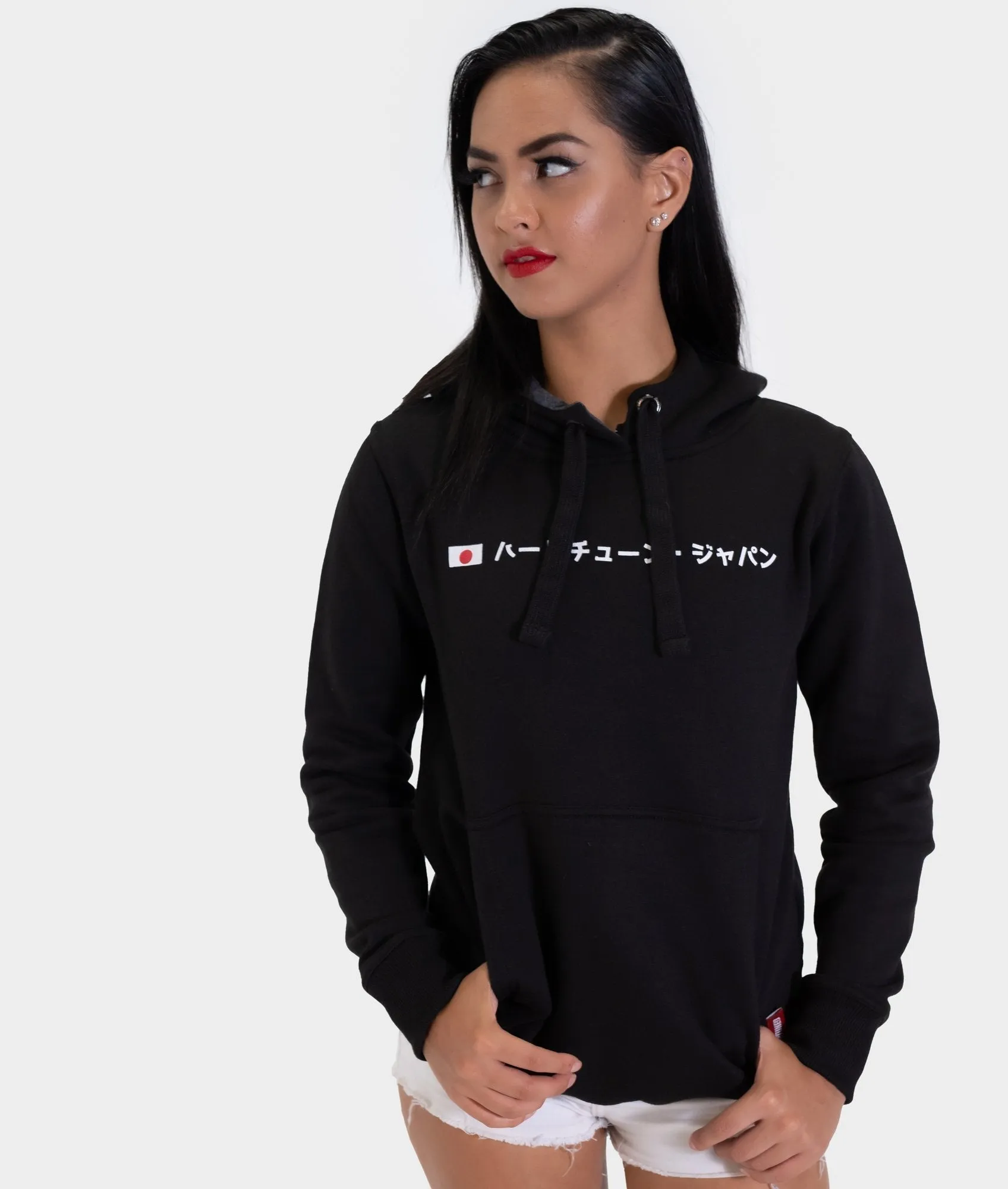 HardTuned Kanji Womens Hoodie - Black