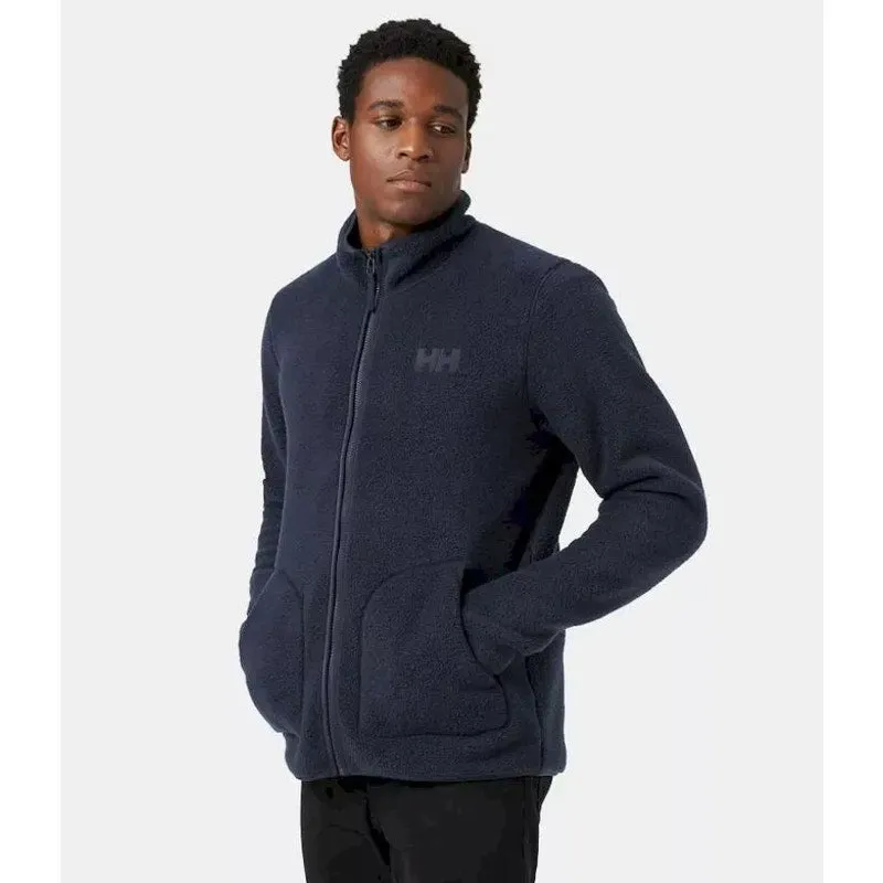 HELLY HANSEN Men's Panorama Pile Fleece Jacket Medium Navy Blue