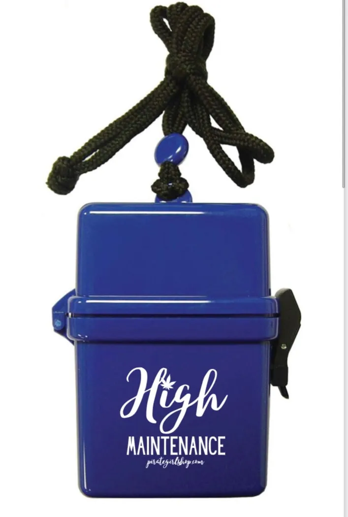 High Maintenance Waterproof Stash Case