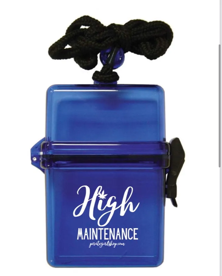 High Maintenance Waterproof Stash Case