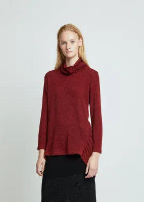 High Neck Long T-Shirt