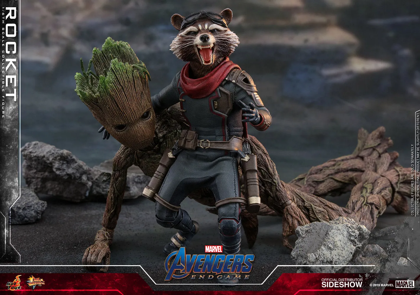 Hot Toys Rocket Marvel Avengers: Endgame Sixth Scale Figure