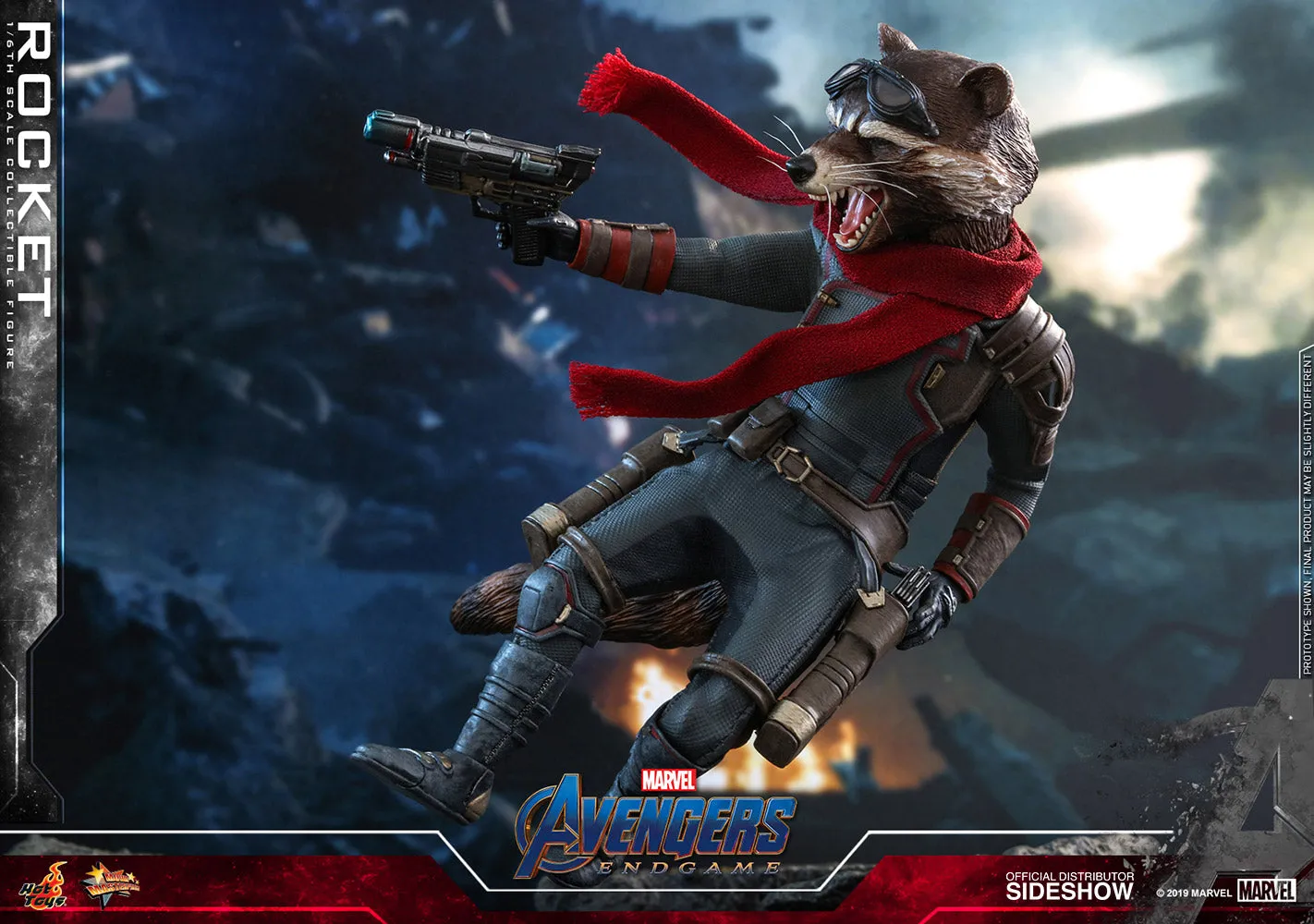 Hot Toys Rocket Marvel Avengers: Endgame Sixth Scale Figure