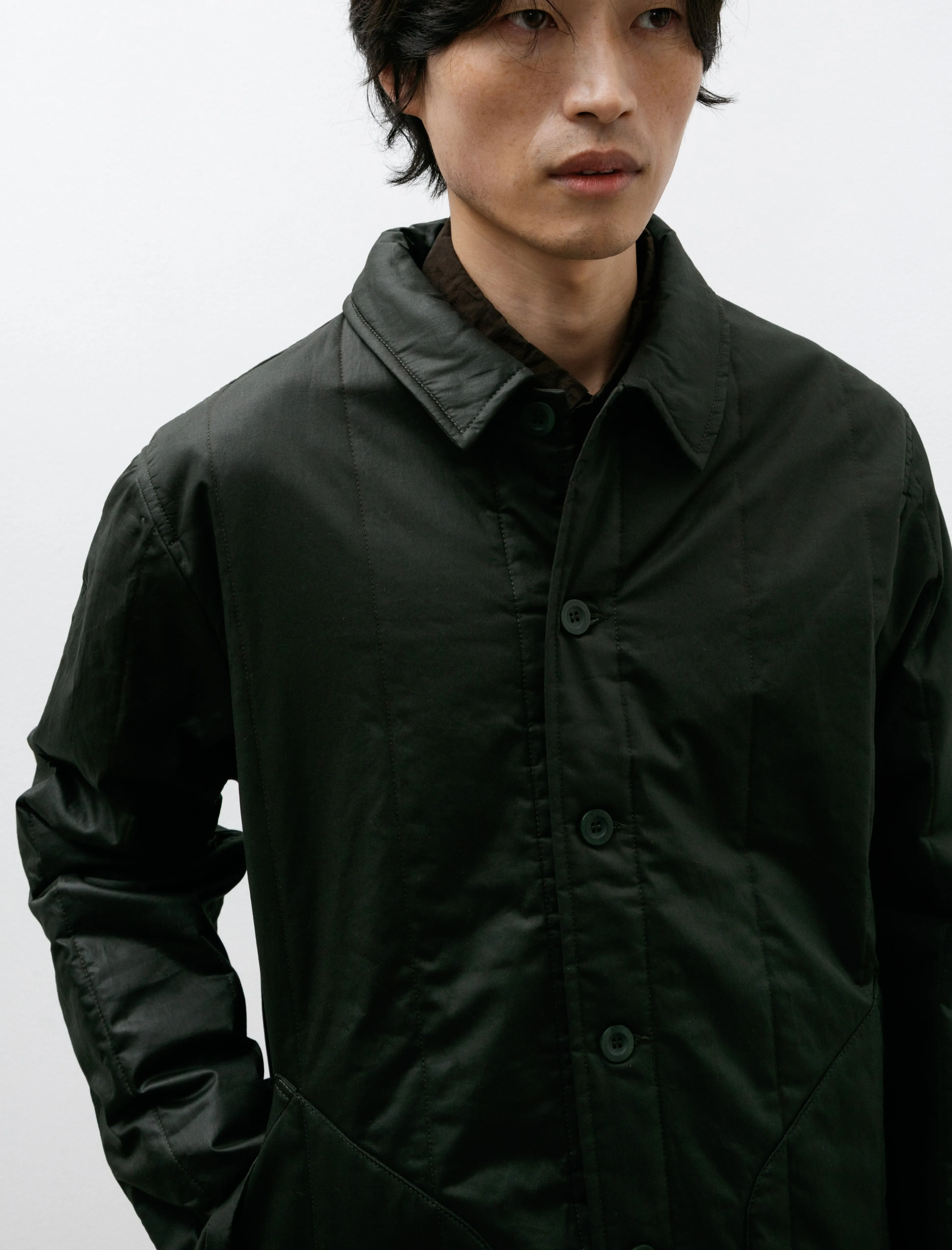 Ikla Jacket Lacqed Dark Khaki