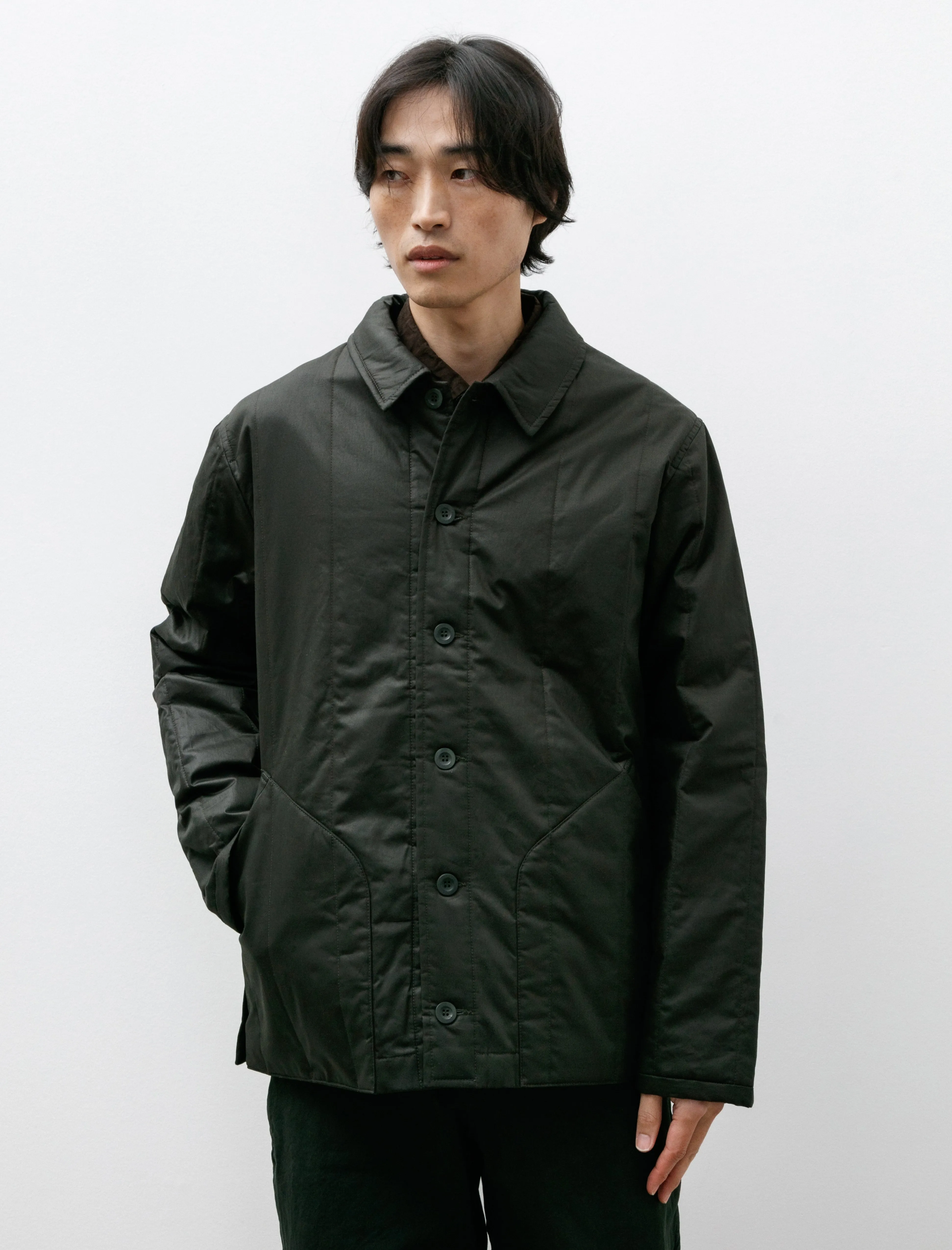 Ikla Jacket Lacqed Dark Khaki