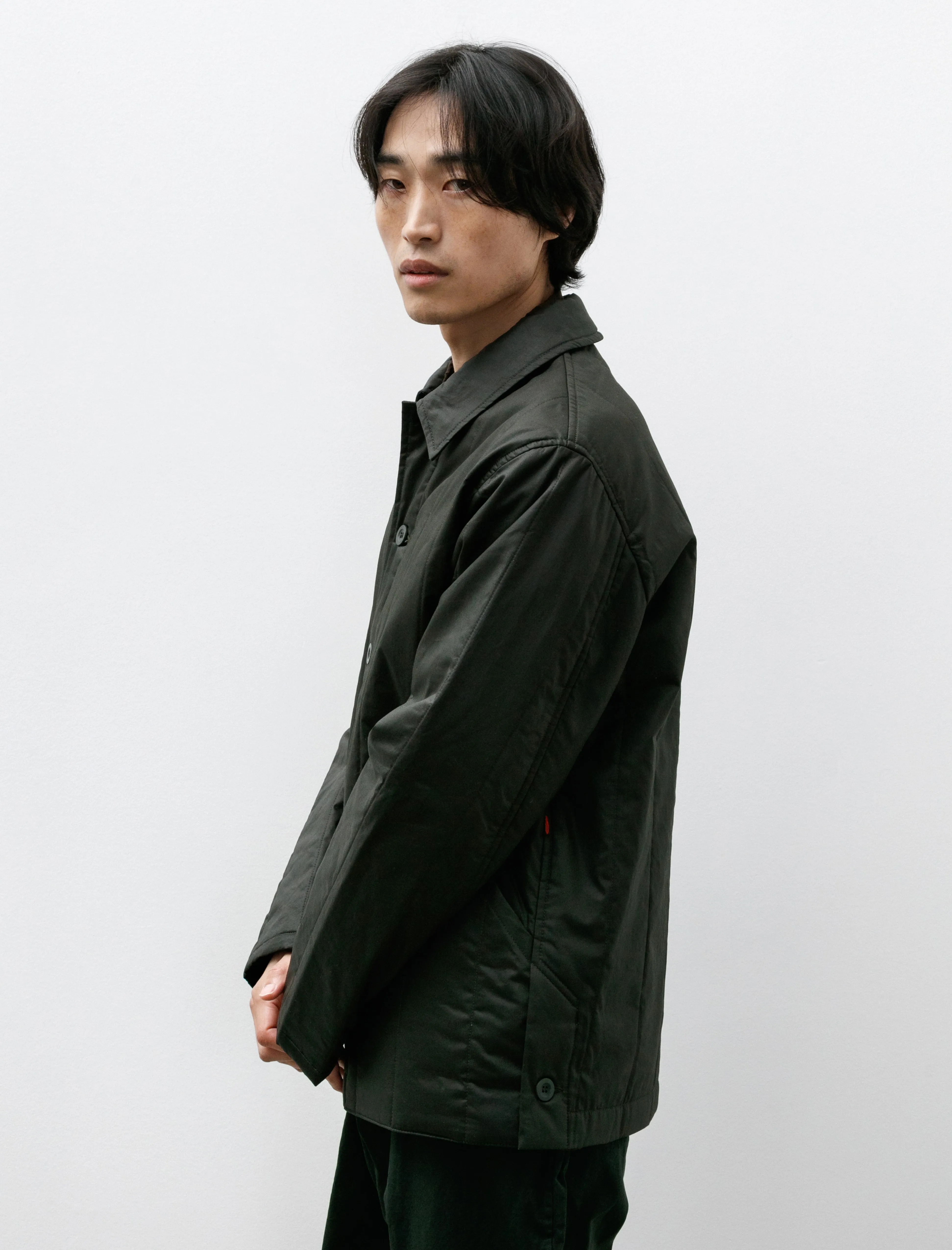 Ikla Jacket Lacqed Dark Khaki