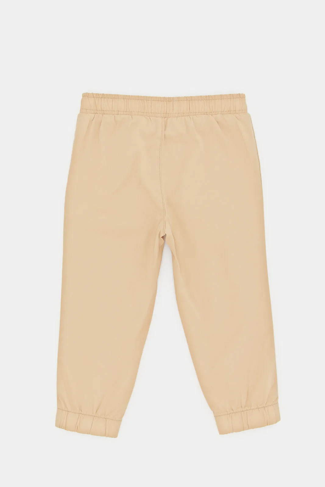 Infant Boys Beige Twill Chino Pants