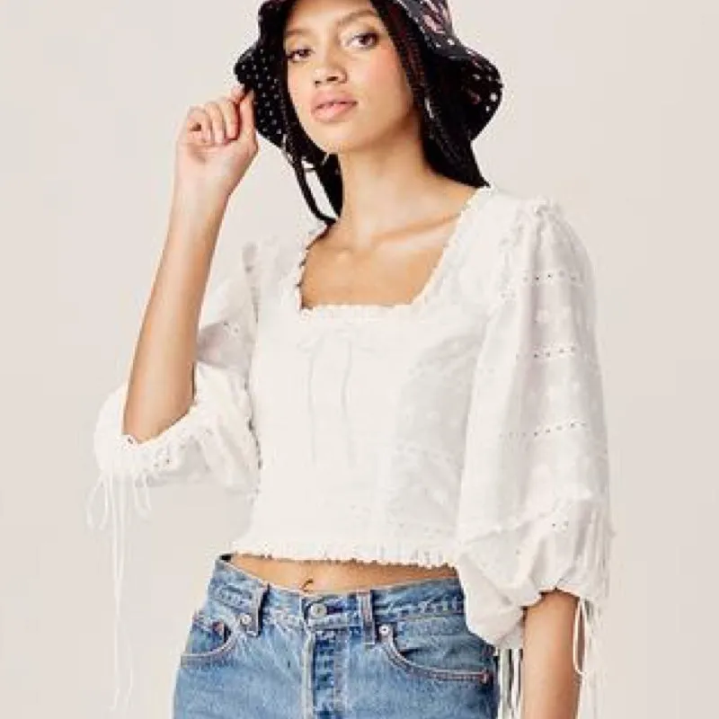 Iris Eyelet Blouse