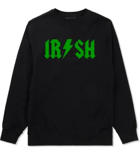 Irish Rockstar Funny Band Logo Mens Crewneck Sweatshirt