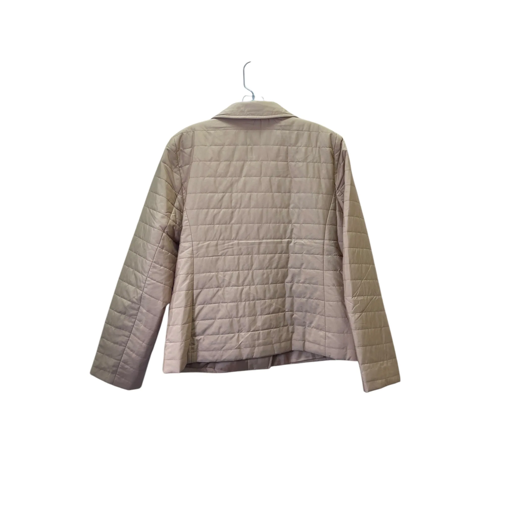 Jacket Puffer & Quilted By Talbots In Beige, Size:M