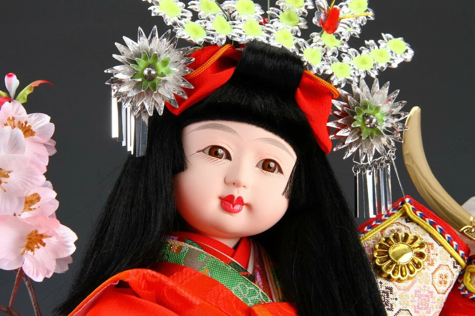 Japanese Geisha Yaegaki Doll / Traditional Percussion Princess Style