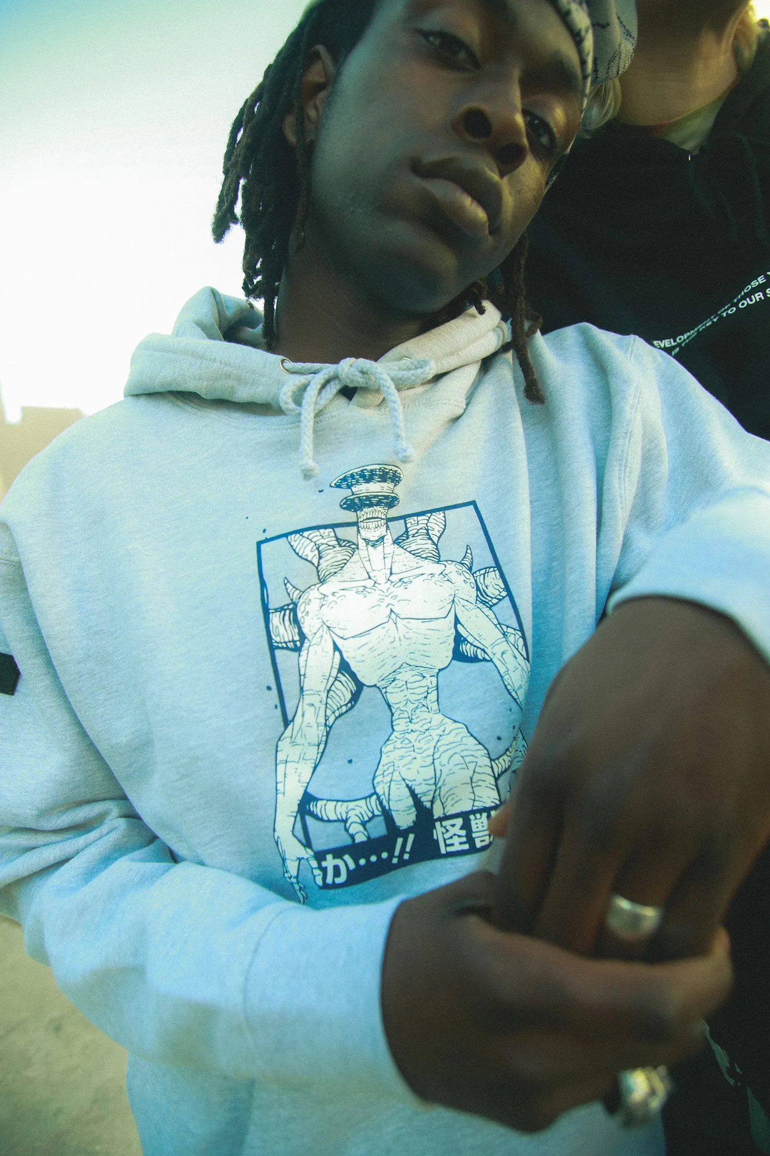 Kaiju No. 8 Knocked Off No. 9 Hoodie - Heather Grey