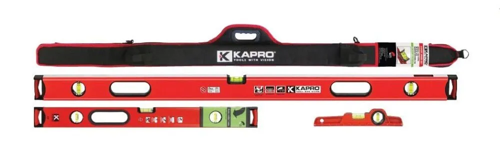 Kapro 985-48-PRO 4-Piece Pro Contractors Level Set