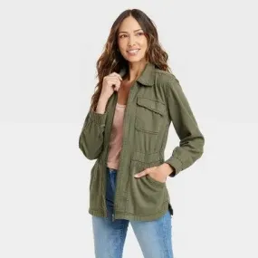 Knox Rose Women's Zip-Up Winter Utility Jacket